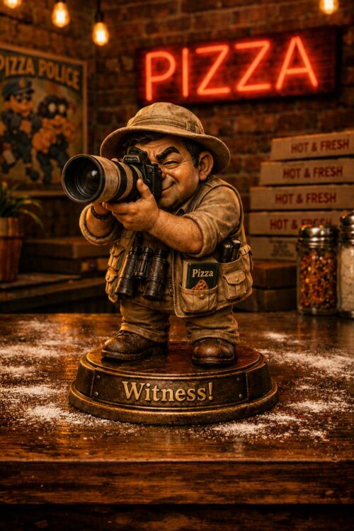 Pizza Police - Witness role figurine
