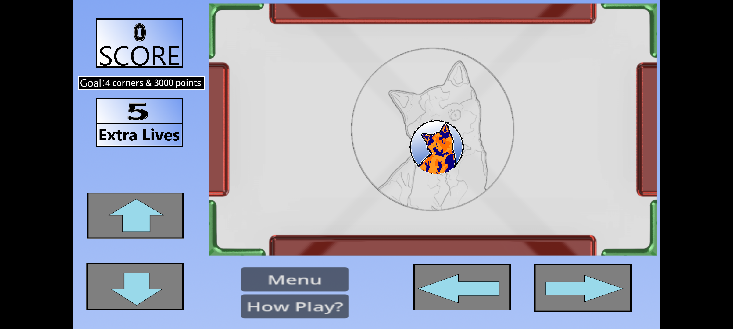Rage Game Arcade corner-cat minigame